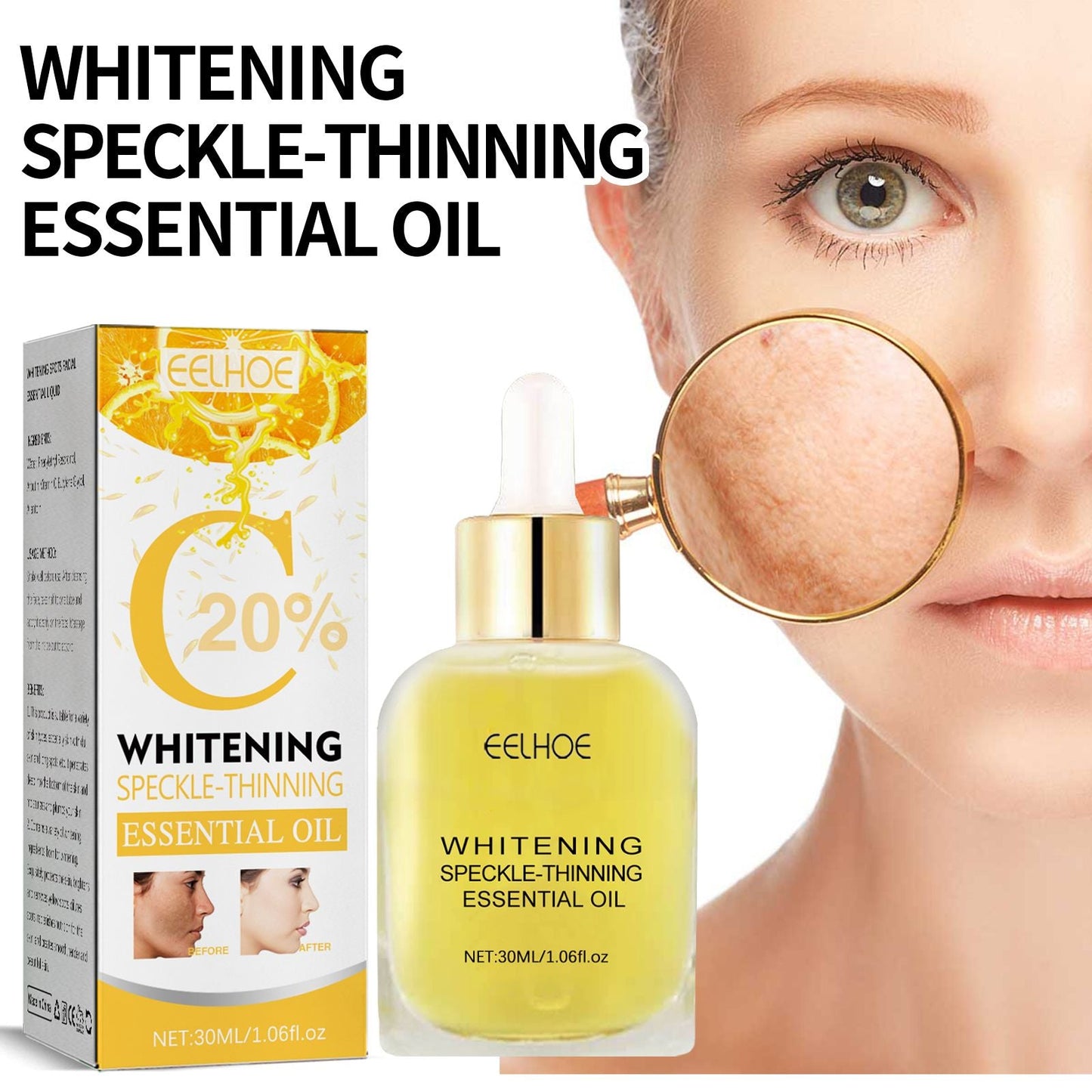 EELHOE White Plus Blemish Facial Essence, Blemish Fine Lines, Moisturizing, And Brightening Skin