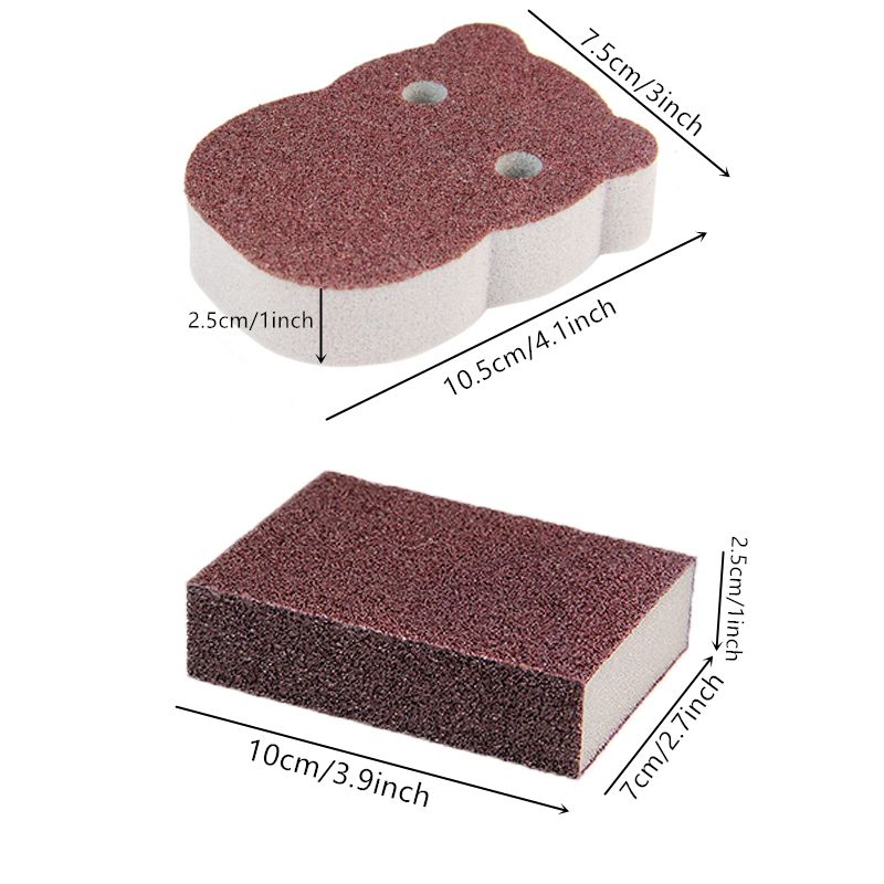 1/2/4pcs, Descaling Magic Cleaning Sponge, Ideal For Kitchen And Bathroom Cleaning, Pot And Teapot Descale Cleaning, Stovetop Pot Kitchen Tools, The Ultimate Solution For Stove Top And Pot Cleaning