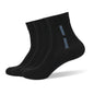 Vertical fork ramie trend sports breathable socks black