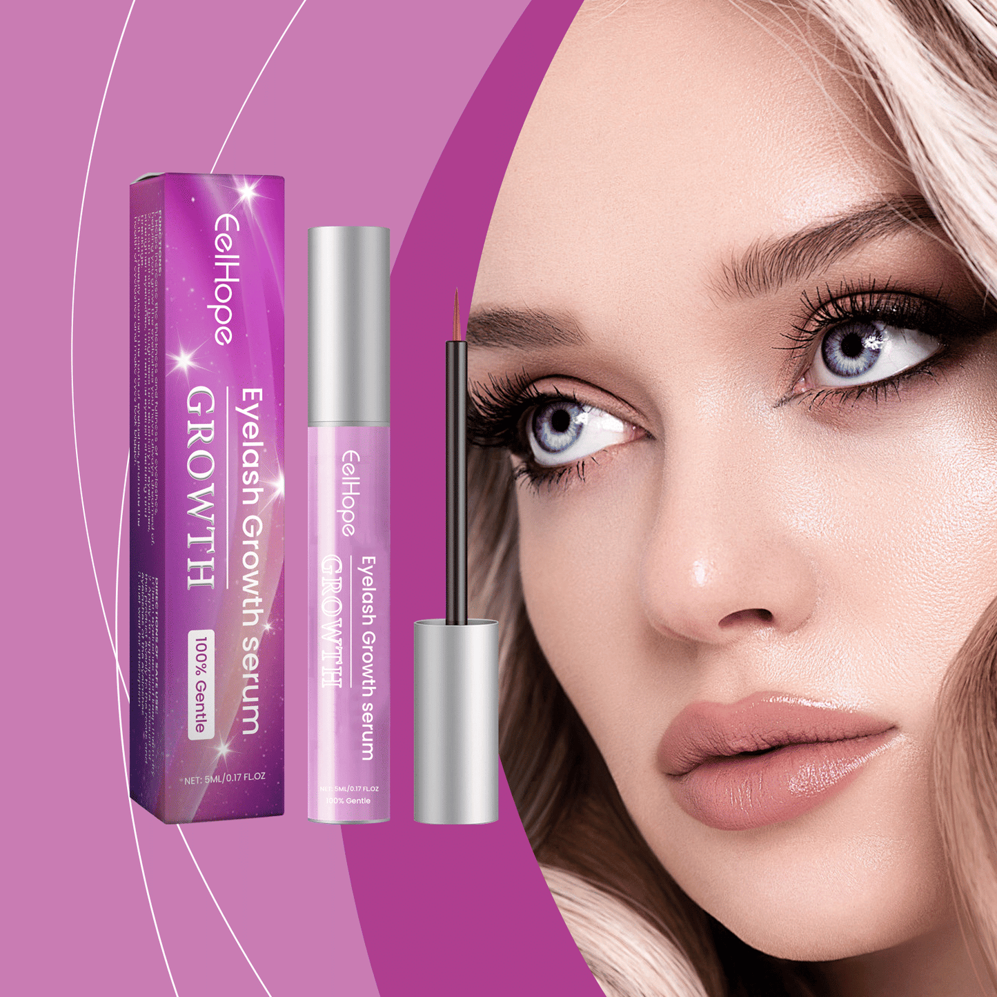 Eelhope Maa Nourishes The Root Of The Lashes Gently And Charms The Lashes Naturally Curl And Resist Smudge