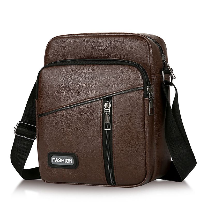 Men's Vintage PU Leather Shoulder Bag