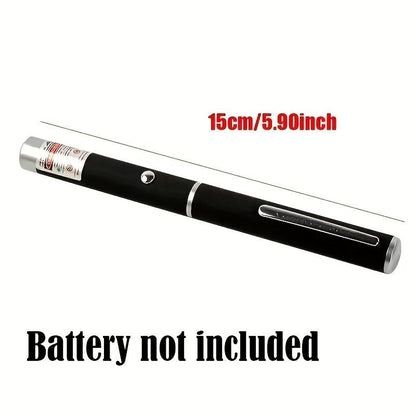 1pc Laser Pointer Laser Pen Laser Flashlight Portable Handheld Flashlight For Cats Dogs Pet Interactive Toys Laser Presentation (Two AAA Battery Not Included)