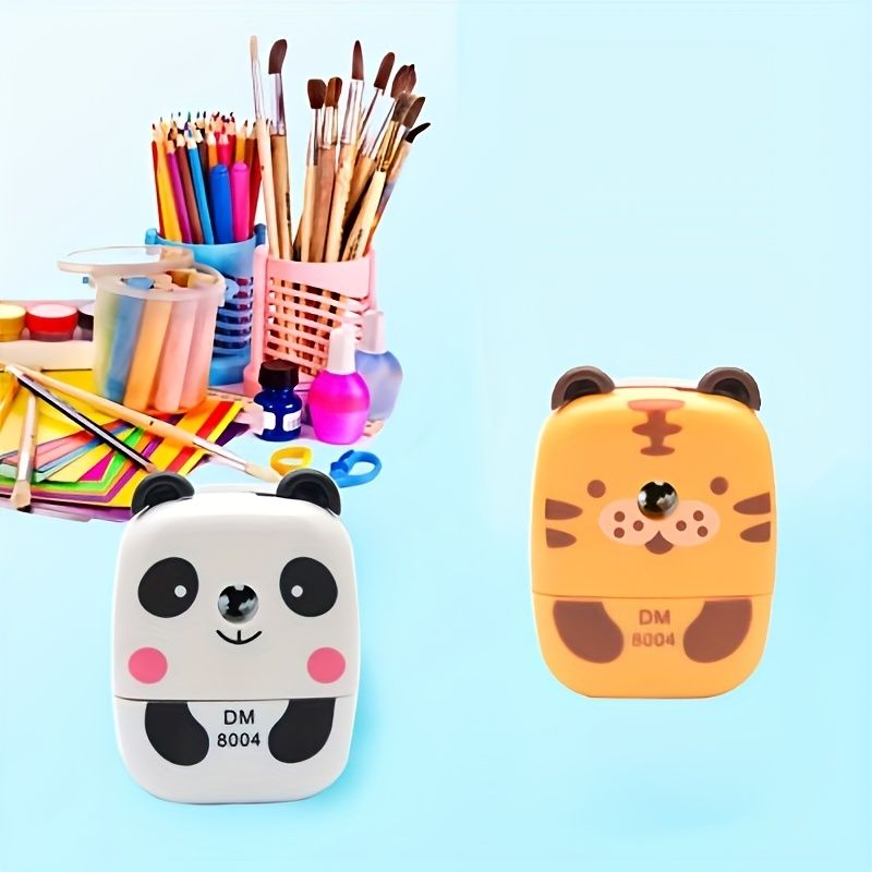 Cute Animal Sharpener: Sharpen Pencils With This Handheld Hand Sharpener!1 Sharpener For A Professional Desktop Look