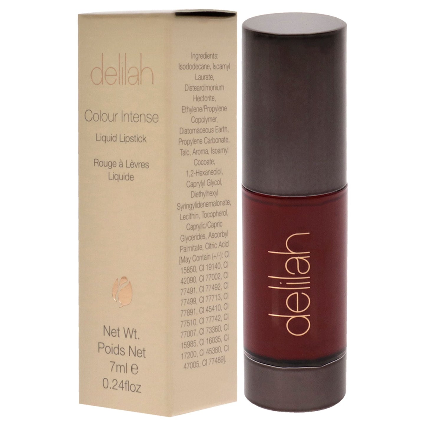 Colour Intense Liquid Lipstick - Retro by Delilah for Women - 0.24 oz Lipstick