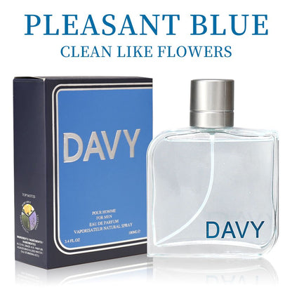 3.4 Fl Oz Men's Eau De Toilette Spray, Long-Lasting Perfume, Notes Of Bergamot, Lavender And Vetiver Grass Flavor, Perfect For Dating, Daily Life, Parties, Gift Giving