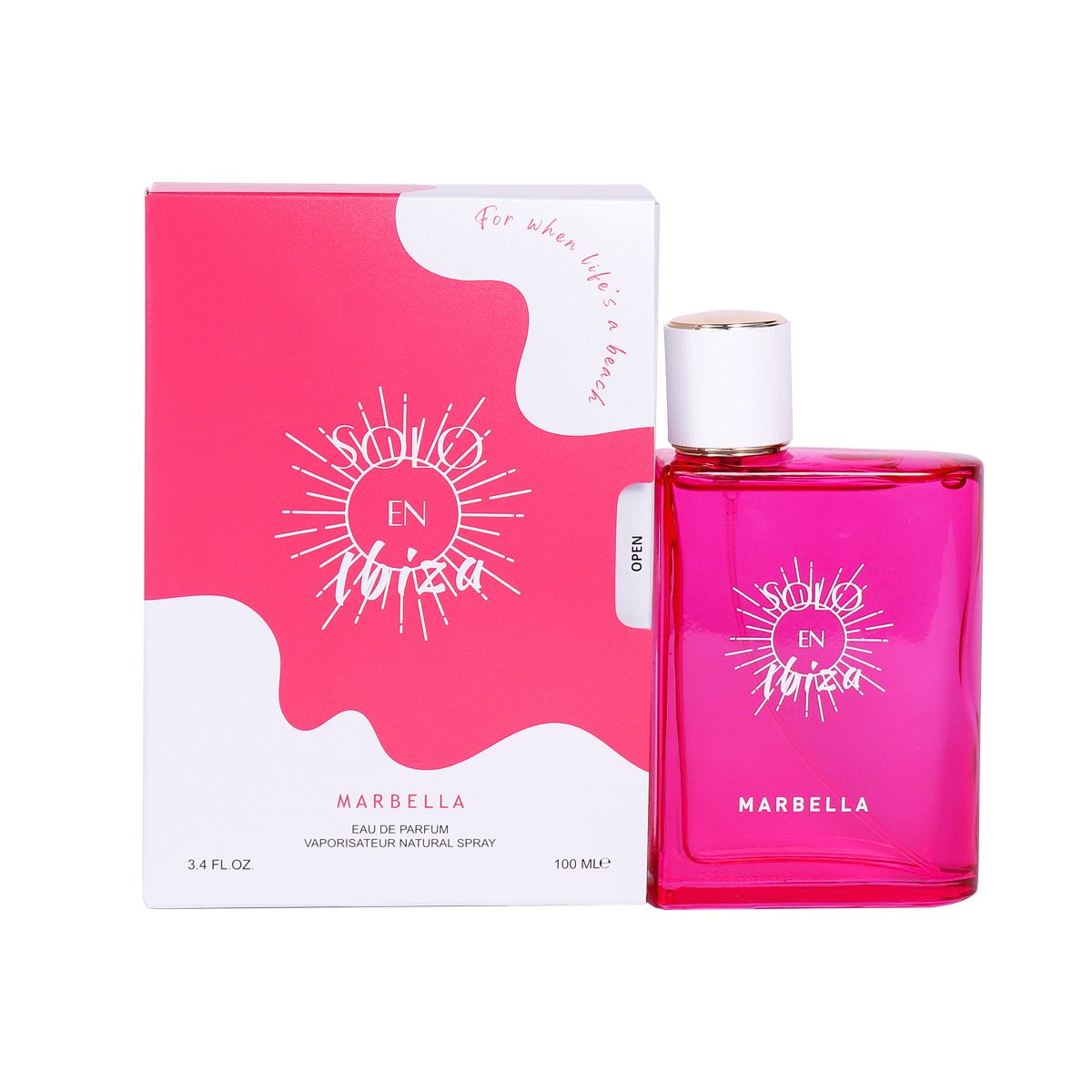 ILong-Lasting Perfume]Long-Lasting Women'sEau De Parfum Spray, SOLO EN, 3.4 F.0z|VanillaAnd Jasmine, Perfect for Dating, Parties And GiftGiving