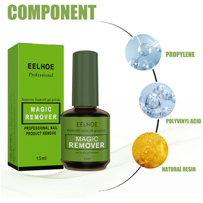 Eelhoe Burst Nail Polish Remover Lazy Hands Do Not Hurt Fast Degumming Agent Light Therapy Nail Polish For Nail Salon