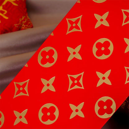 6pcs 2023 Red Envelopes - Hard Paper Bronzing Style for Chinese New Year Luck!