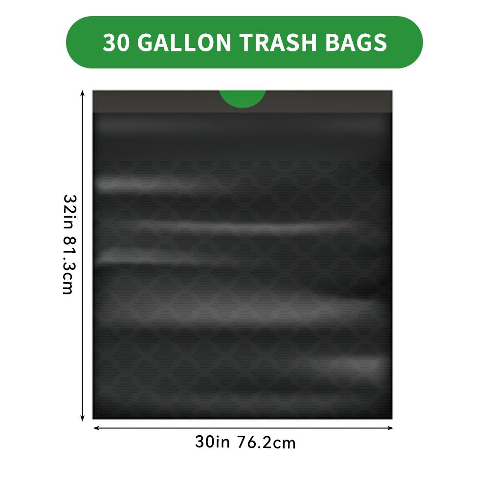 Scotts 120 Bags 30 Gallon Box Disposable Non-Rip Black Large Drawstring Garbage Bags, Suitable for Large Kitchen Garbage Cans, Super Strong 113.5L , Garden, Home, Commercial Multi-purpose Trash Bag