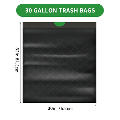 Scotts 120 Bags 30 Gallon Box Disposable Non-Rip Black Large Drawstring Garbage Bags, Suitable for Large Kitchen Garbage Cans, Super Strong 113.5L , Garden, Home, Commercial Multi-purpose Trash Bag