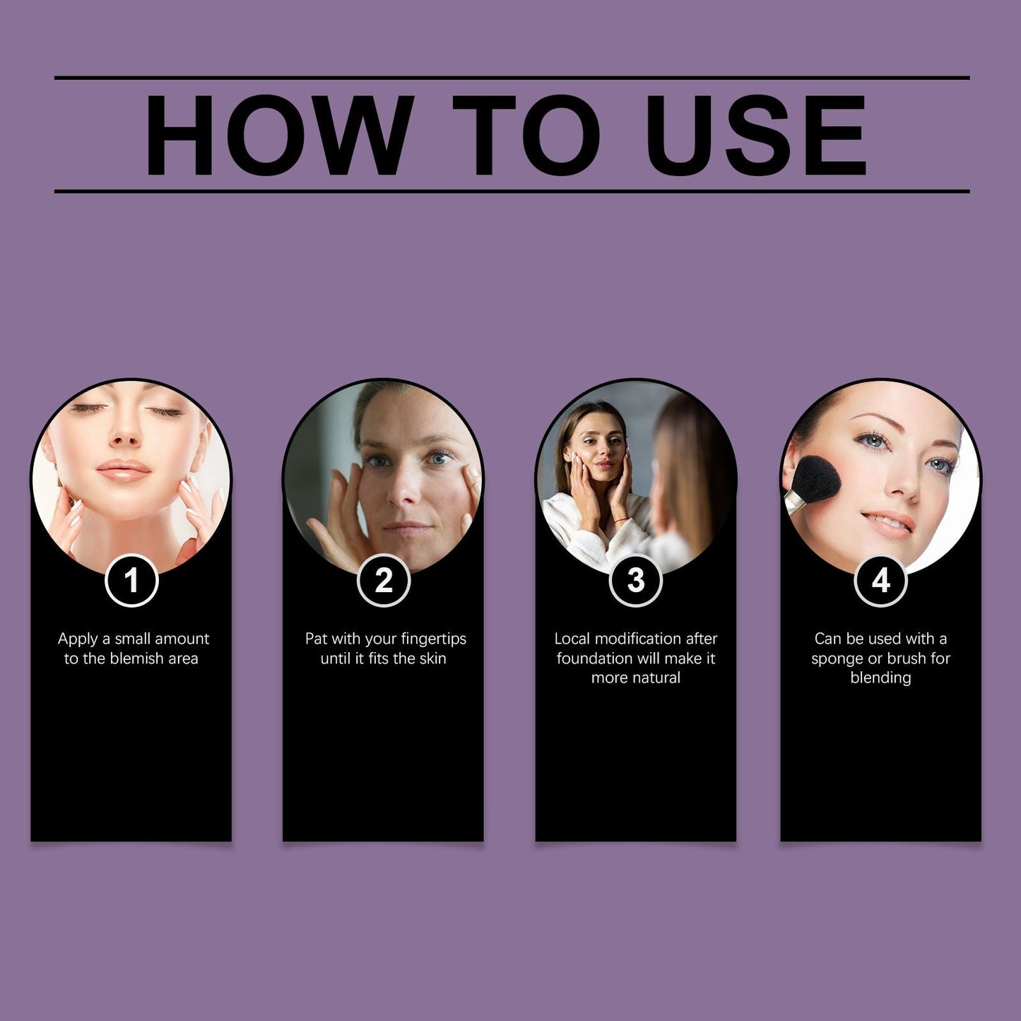 OceAura The concealer series naturally covers blemishes, lightens and naturally brightens the skin, moisturizes and softens the makeup effect