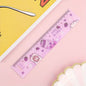Cartoon Acrylic Ruler Student Office Drawing Measuring Ruler Color Cute 7.87inch Ruler Daily Office Supplies