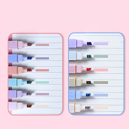 6pcs Candy Color Highlighter Pens