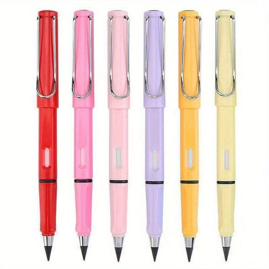 5pcs Of Timeless Pencils With Different Colors,pencils That Can Always Replace Pencil Tips,inkless Pencils That Can Always Be Used With Black Technology, Pencil Sets For Painting And Writing