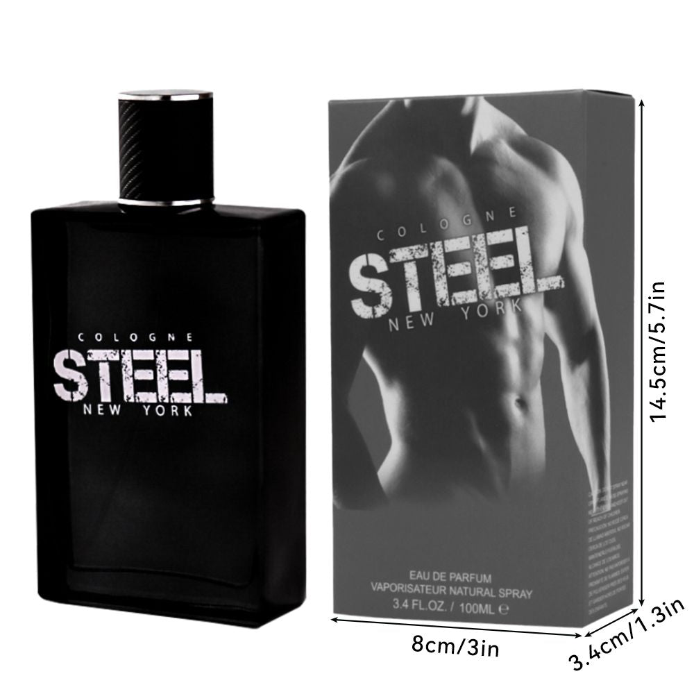 3.4 Fl Oz Men's Eau De Toilette Spray, Long-Lasting Perfume, Notes Of Lemon, Orange, Cardamom Flavor, Perfect For Dating, Daily Life, Parties, Gift Giving