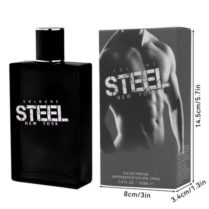 3.4 Fl Oz Men's Eau De Toilette Spray, Long-Lasting Perfume, Notes Of Lemon, Orange, Cardamom Flavor, Perfect For Dating, Daily Life, Parties, Gift Giving