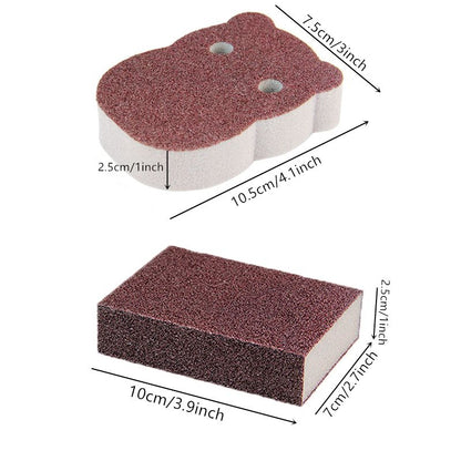1/2/4pcs, Descaling Magic Cleaning Sponge, Ideal For Kitchen And Bathroom Cleaning, Pot And Teapot Descale Cleaning, Stovetop Pot Kitchen Tools, The Ultimate Solution For Stove Top And Pot Cleaning