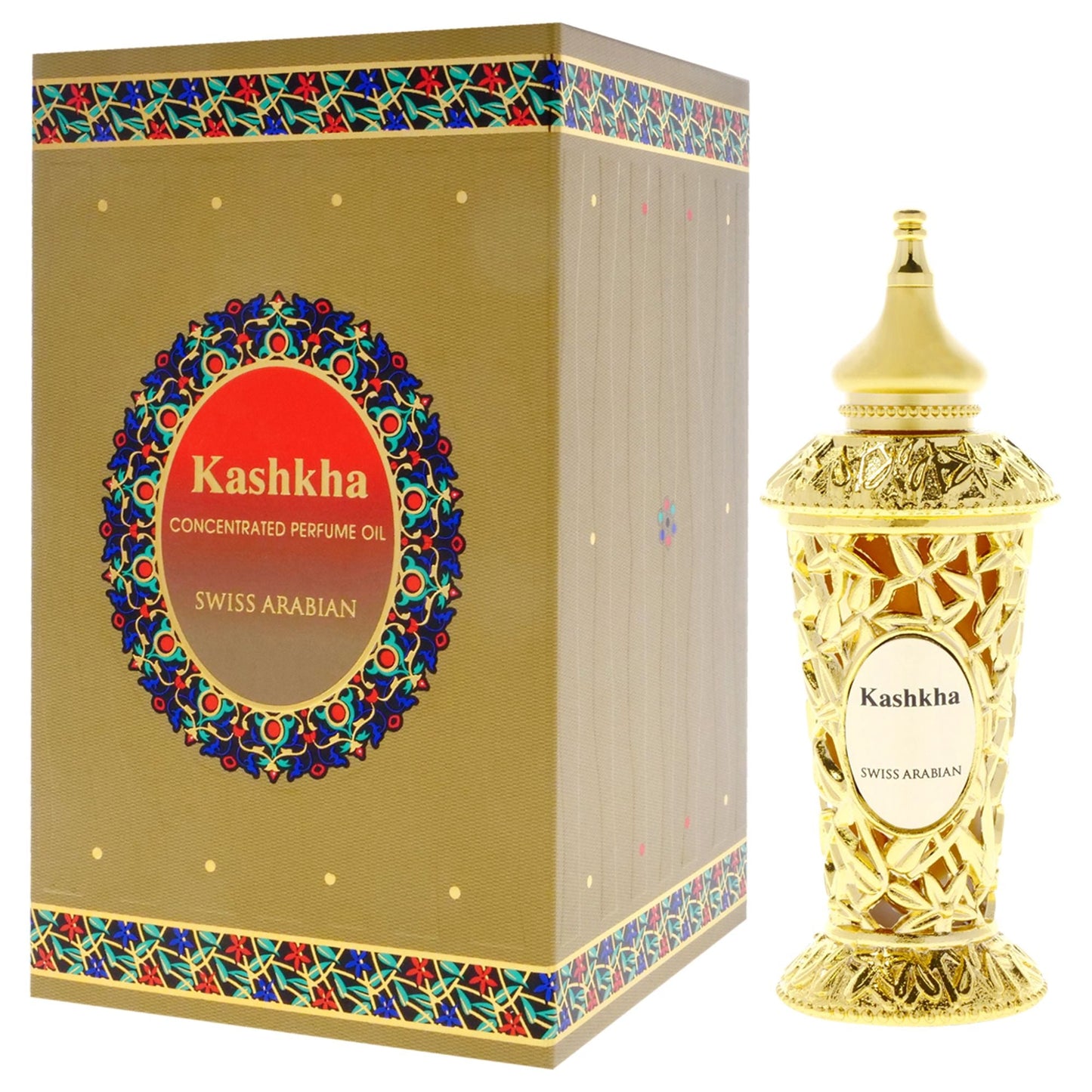 Kashkha by Swiss Arabian for Unisex - 0.6 oz Parfum Oil