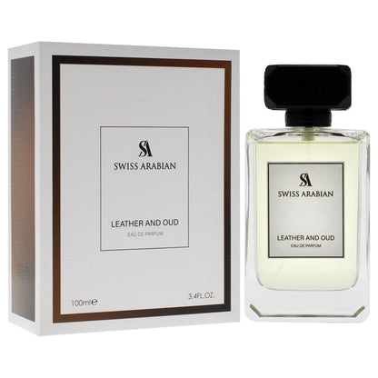 Leather And Oud by Swiss Arabian for Unisex - 3.4 oz EDP Spray