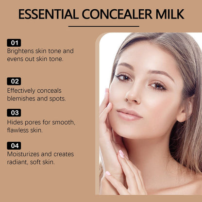 Eelhope(ivory white colour) Concealer Bb Cream Series Oil Control Lightweight Concealer Brightening Skin Daily Lazy Skin Bb Cream