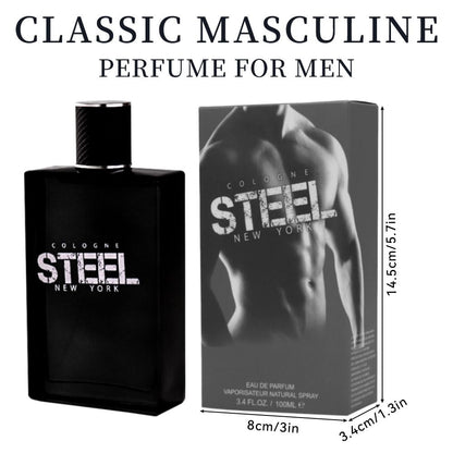 3.4 Fl Oz Men's Eau De Toilette Spray, Long-Lasting Perfume, Notes Of Lemon, Orange, Cardamom Flavor, Perfect For Dating, Daily Life, Parties, Gift Giving