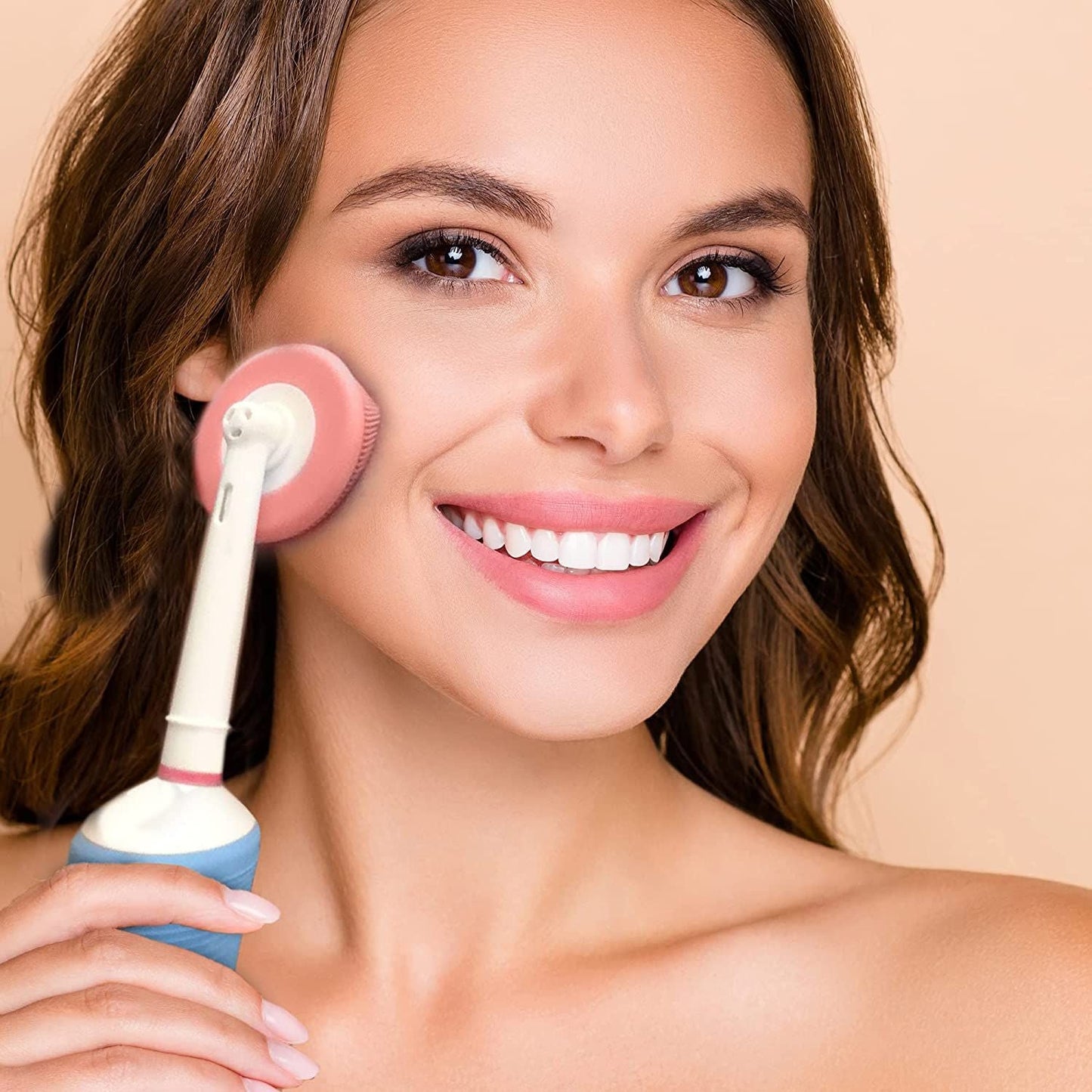 Oral-B Facial Cleansing Brush Head - Waterproof Silicone Face Spin Brush for Deep Cleaning, Exfoliating, and Massaging - Replacement Heads for Electric Toothbrushes - Skin Care Tool