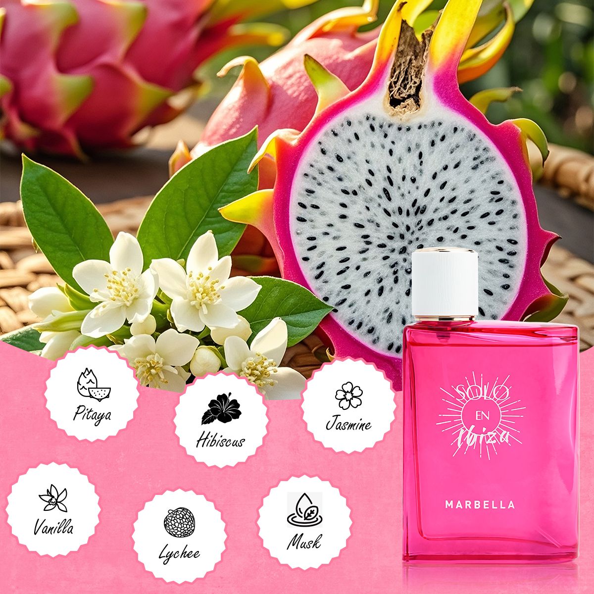 ILong-Lasting Perfume]Long-Lasting Women'sEau De Parfum Spray, SOLO EN, 3.4 F.0z|VanillaAnd Jasmine, Perfect for Dating, Parties And GiftGiving