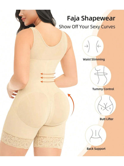 Fajas Colombianas Shapewear for Women Tummy Control Post Surgery Full Body Shaper Butt Lifter with Zipper Crotch,corset tops for women,fajas colombianas moldeadoras