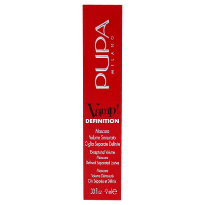 Vamp! Definition Mascara - 001 Extra Black by Pupa Milano for Women - 0.3 oz Mascara