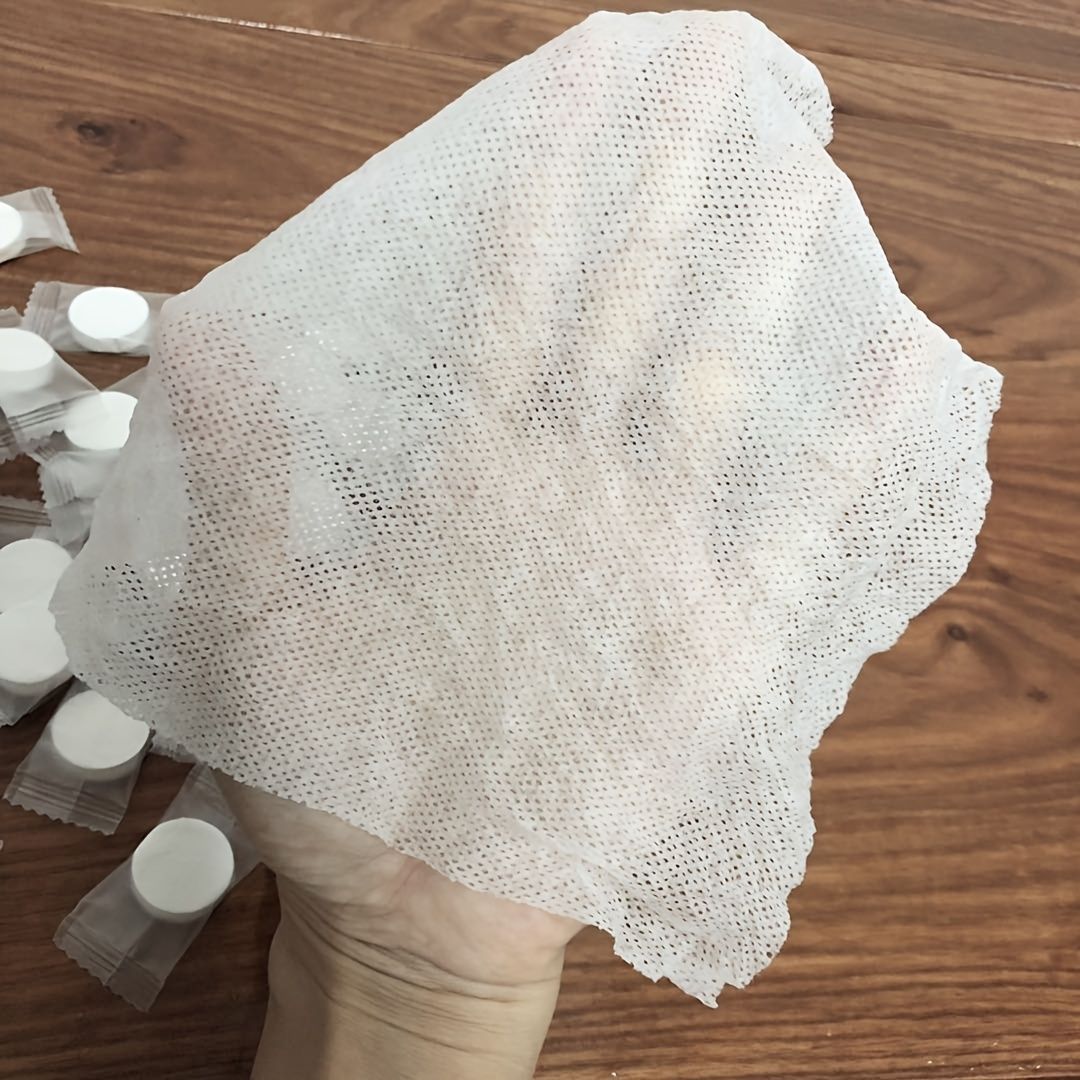 20 Pcs Disposable Face Towels Travel Portable Compressed Towel Standing Outdoor Travel Supplies,Make Up Tools, Washcloth In Compressed Bags