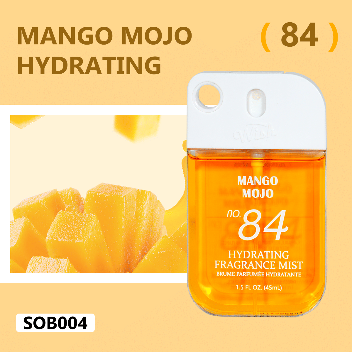 Wish 4pcs perfume, essential perfume for mini travel, portable aloe perfume spray, clean hands, rich fragrance. Moisturizing hand care spray, fruit flavor