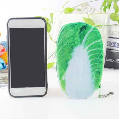 A Vegetable Meat Coin Purse Large Storage Stationery With Zipper For College