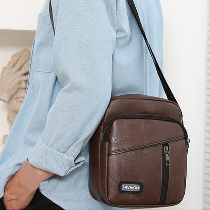 Men's Vintage PU Leather Shoulder Bag
