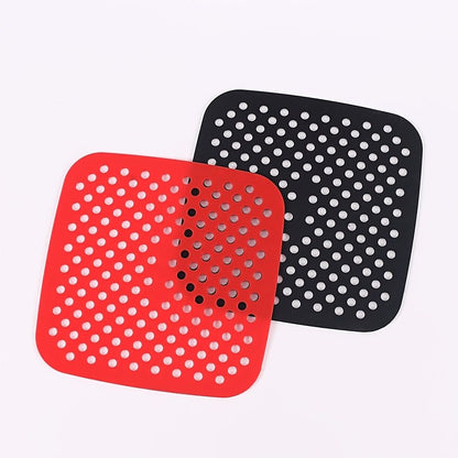 1pc 7.5in/8in/9in Air Fryer Liner Silicone Air Fryer Mat