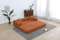 Foldable Sofa Bed, 77.9'' Folding Floor Couch, Compressed Convertable Sleeper Sofa, Memory Foam Couch with Pillow Back Support Armrest, 4-in-1 Futon Sofa Bed for Living Room, Army green