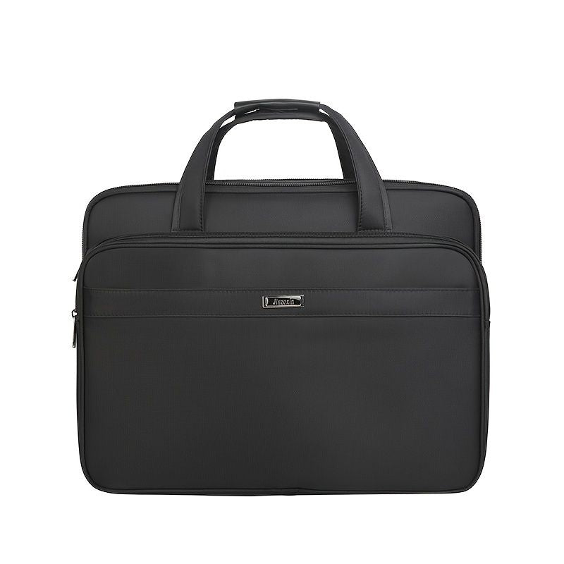 17.3 Inch Laptop Bag, Expandable Briefcase,Computer Bag Men Women,Laptop Shoulder Bag,Work Bag Business Travel Office (Black-17.3 Inch)