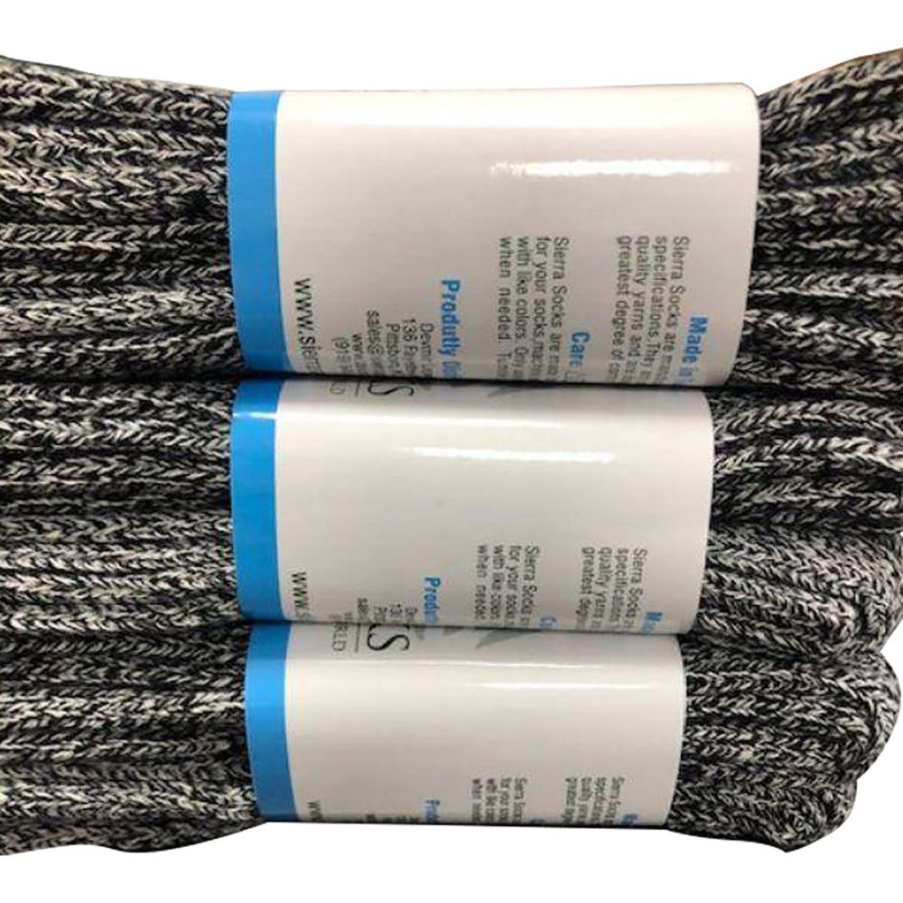 Socks for Big and Tall Men Marled Cotton Socks (2 Pair Packs)