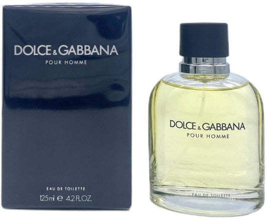 Dolce & Gabbana Pour Homme Eau de Toilette for Men 4.2 oz