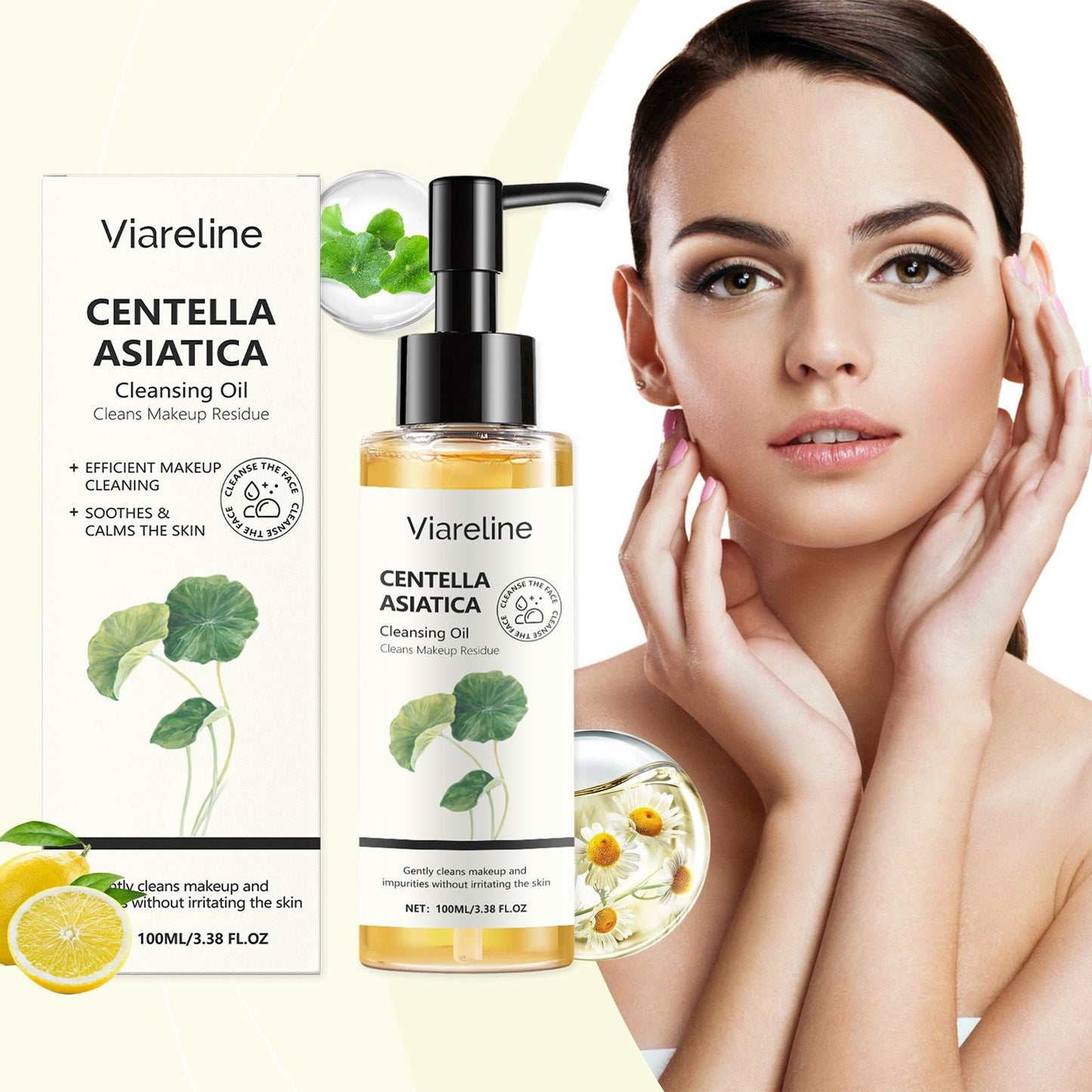 Viareline Centella Removing Oil Removing Oil Cleansing Makeup Gentle, Cleansing, Moisturizing And Refreshing