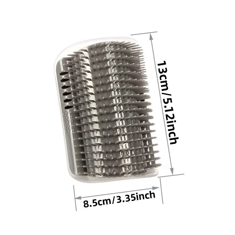 1/2pcs Corner Scrubber Cat Scratcher Massage Brush Scratcher Toy Cat Scratch Board, Wall Corner Cat Brush Pet Groomer Tool Brush Comb Pet Supplies