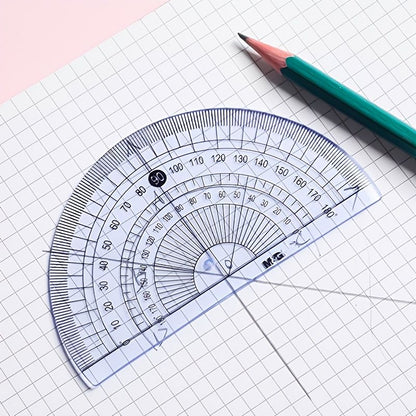 Simple And Multifunctional Drawing Learning Rulers Set Of 4pcs