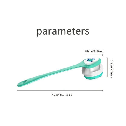 Multifunctional Electric Bath Brush with Long Handle for Exfoliating and Cleansing - Perfect for Mud Rubbing and Showering