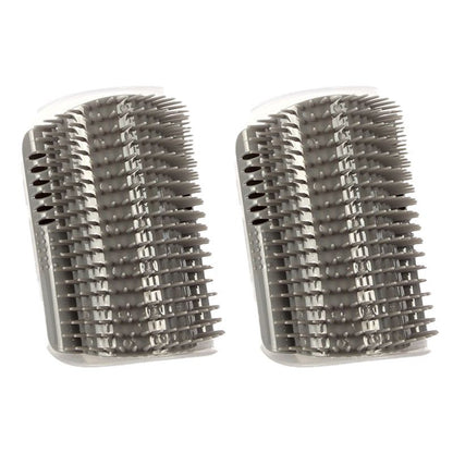 1/2pcs Corner Scrubber Cat Scratcher Massage Brush Scratcher Toy Cat Scratch Board, Wall Corner Cat Brush Pet Groomer Tool Brush Comb Pet Supplies