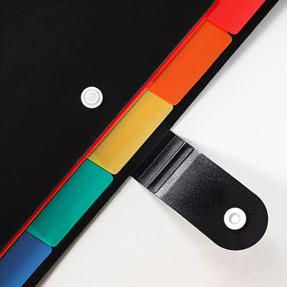 7-Grid Rainbow Expanding File Folder: Keep Your Important Documents Organized at Home or School!