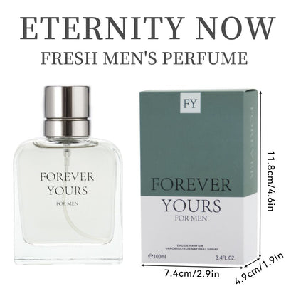 3.4 Fl Oz Men's Eau De Parfum Spray - a Amber Fougere fragrance for men- With Coconut Nectar,Star Anise and Ginger - Medium Intensity Perfume