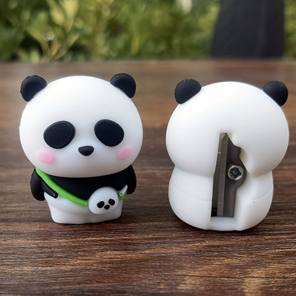 Creative Cute Panda Shaped Pencil Sharpener Single