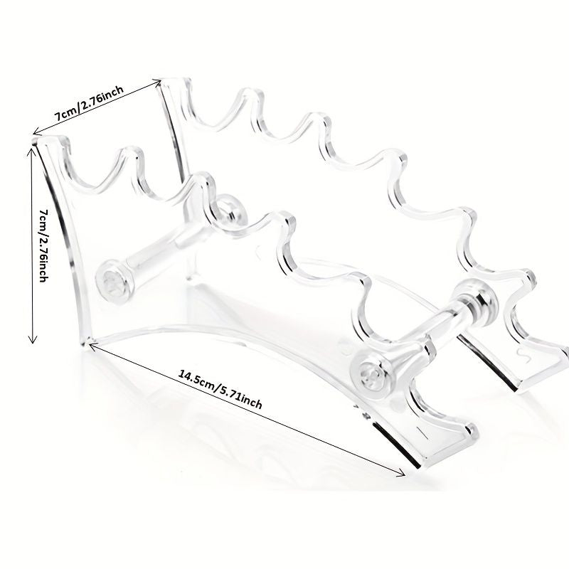 Pencil Pen Makeup Brush Eyebrow Acrylic Display Rack Organizer Holder