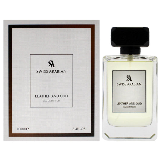 Leather And Oud by Swiss Arabian for Unisex - 3.4 oz EDP Spray