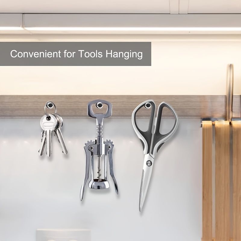 12pcs/Set Refrigerator Magnet Push Pin, Brushed Nickel Steel Fridge Magents, Magnetic Pushpins, Magnet Thumb Tacks, Magnets For Whiteboard, Kitchen, Office, Bulletin Board, Lockers