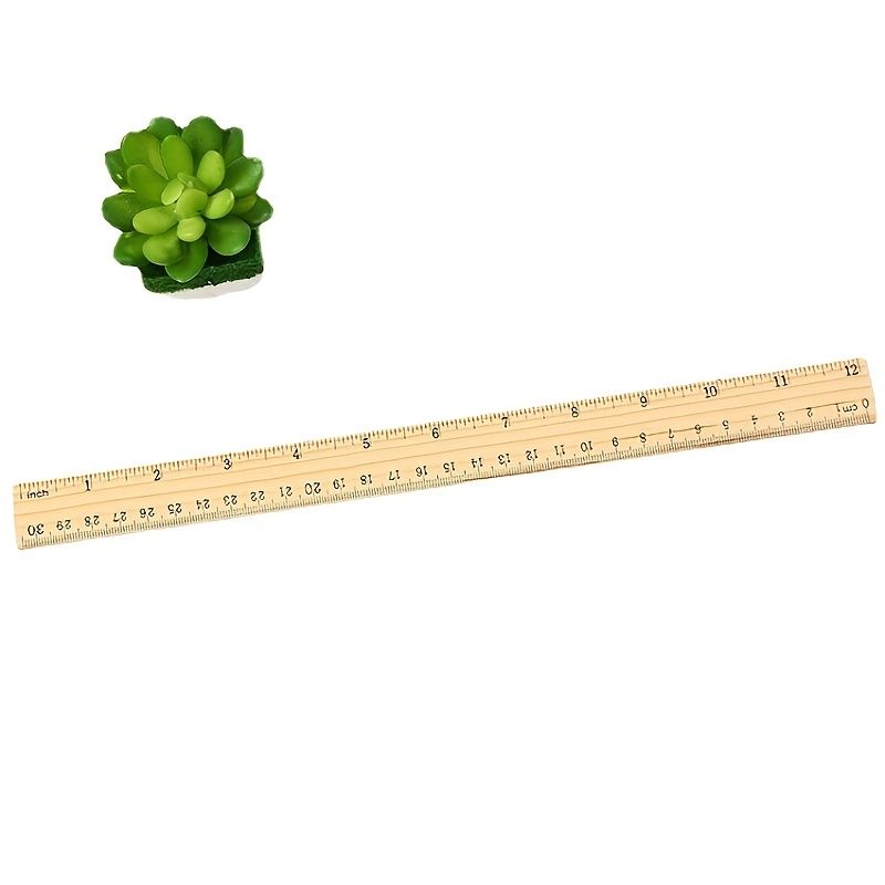 1pc Tailor Ruler Stationery Ruler Wooden Measuring Ruler